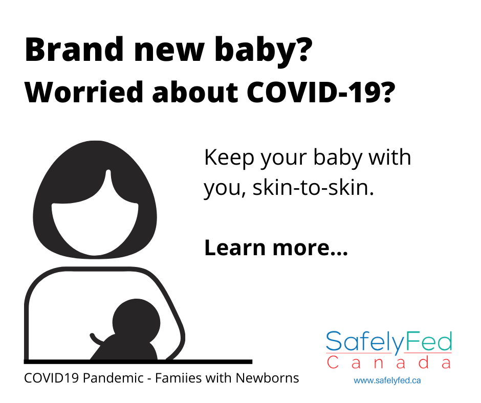 COVID19 Brand new baby, keep your baby skin to skin