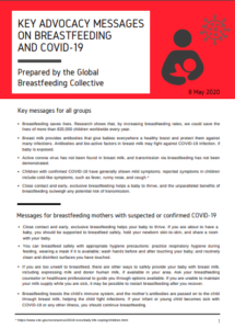 Global Breastfeeding Collective Key Advocacy Messages
