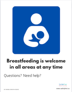 Breastfeeding Welcome Sign