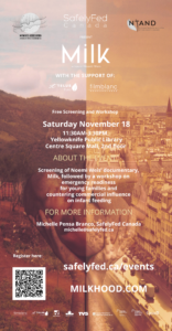 Poster for public screening and workshop Nov 18